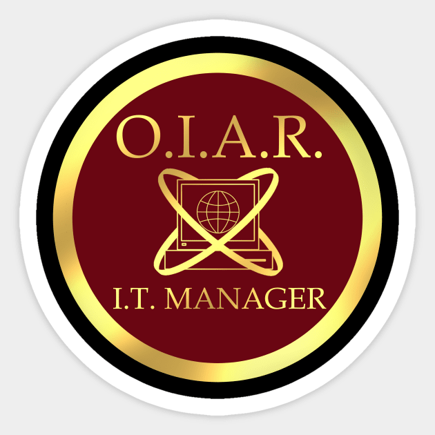 The Magnus Protocol - IT Manager Sticker by Rusty Quill